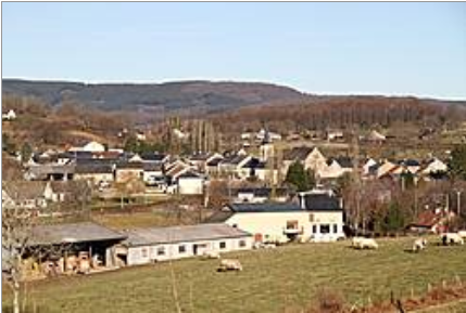 Vue du village de Brassy