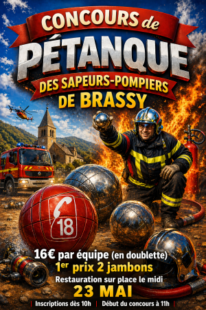 Pétanque pompiers de Brassy